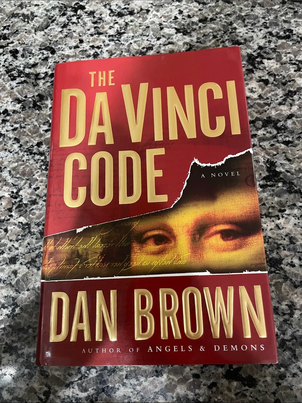 The Da Vinci Code - Red Paperback Novel